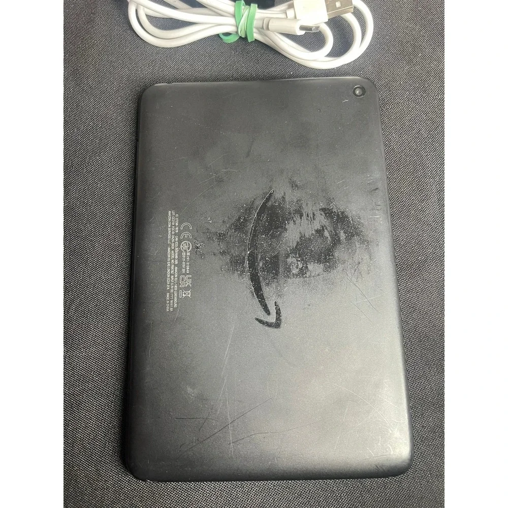 Amazon Fire 7 Tablet 12th Generation Black Model P8AT8Z with Charger Bundle